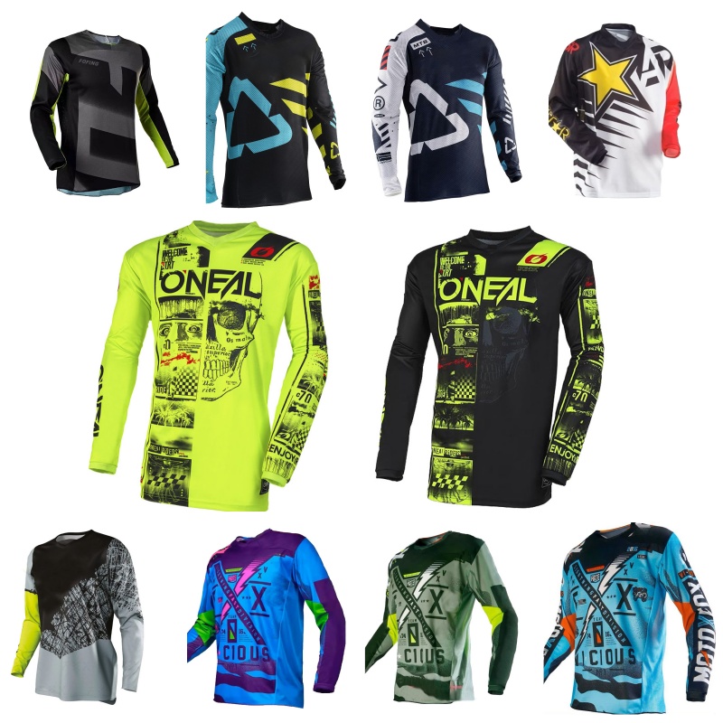 Motorcycle Gear Women - Ademend, sneldrogend motorcrossshirt heren dames offroad