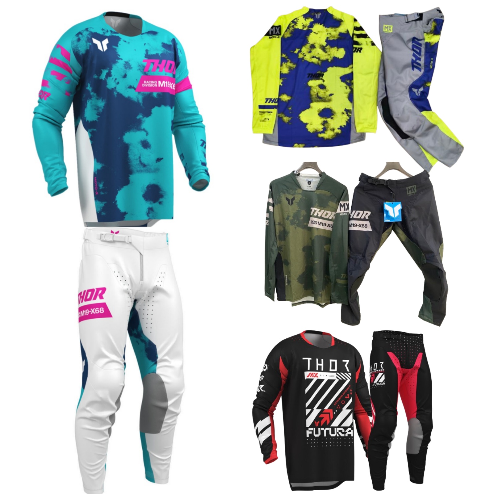 Motorcycle Gear Sale - Motocrossuitrusting Set Top Off Road Mx