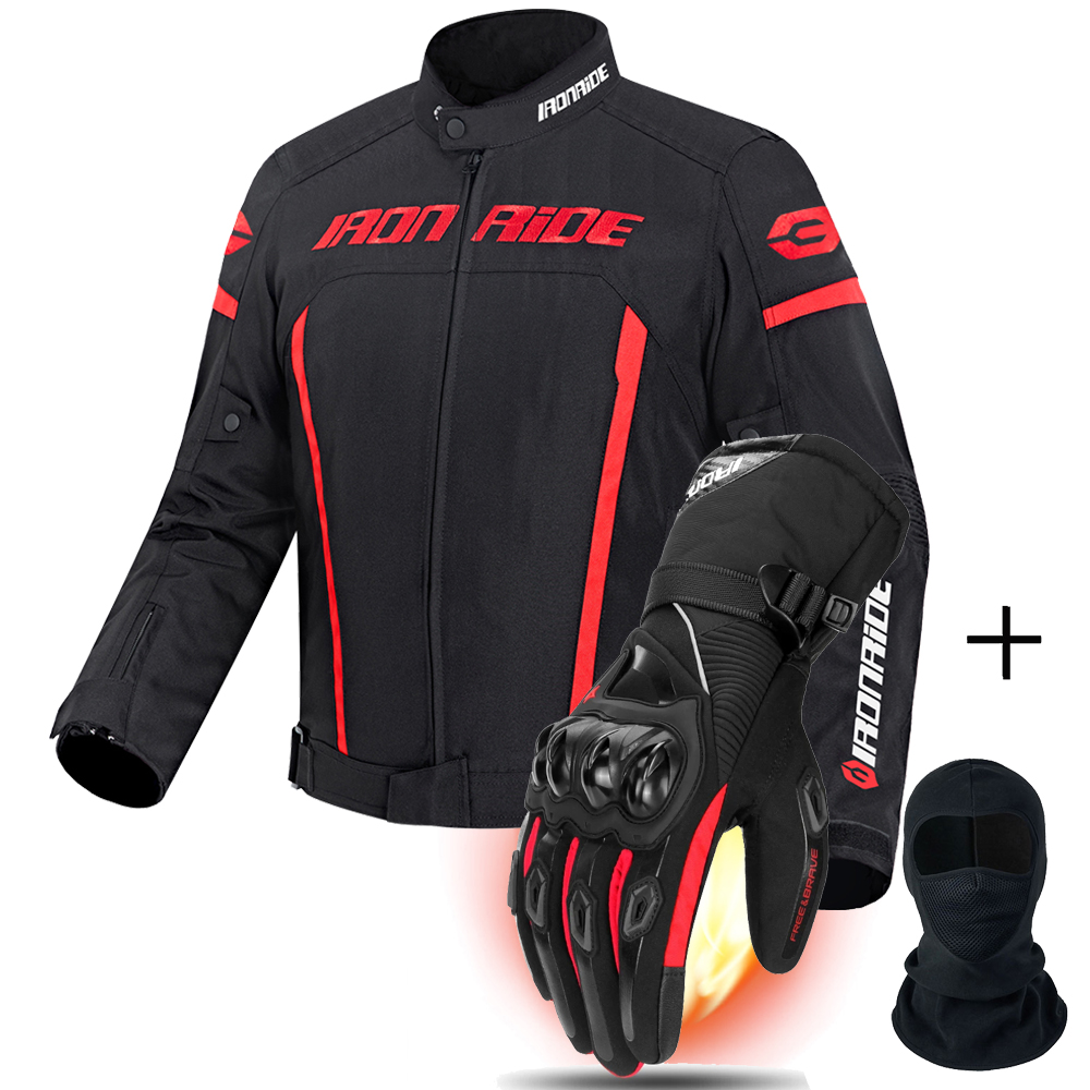 Motorcycle Gear Jacket And Pants - Heren motorjas Vier seizoenen winddichte motorcrossbroek