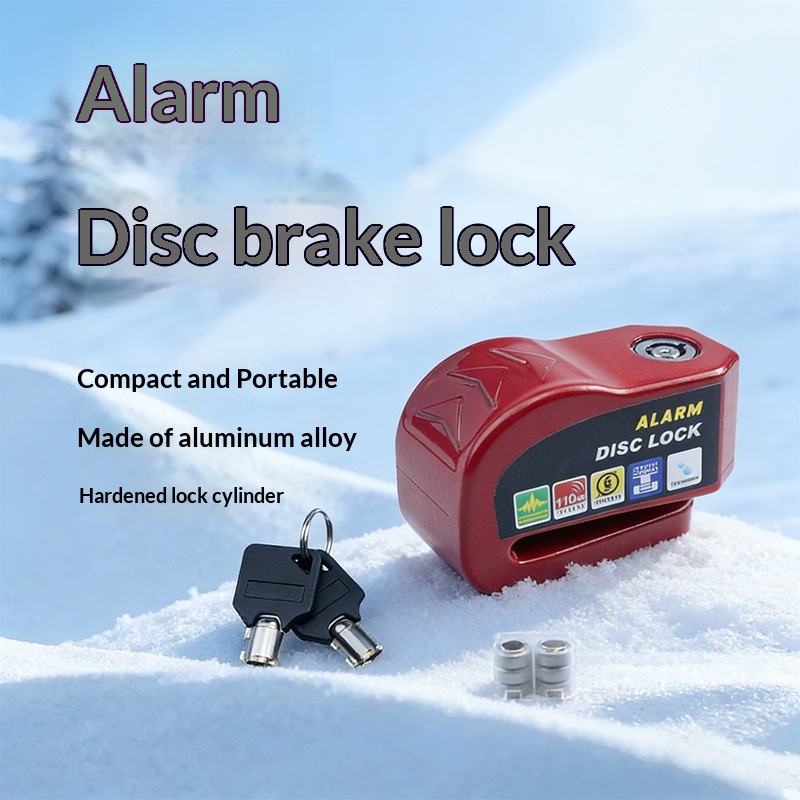 Disc Lock Brake - Elektrisch voertuig schijfremslot motorfiets anti-diefstal alarmslot