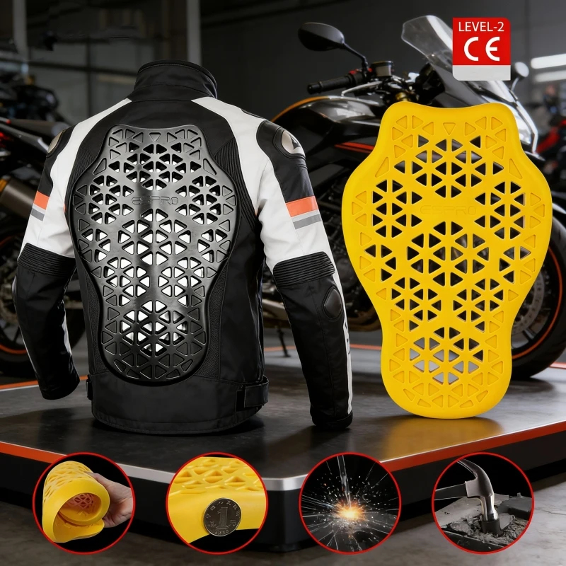 Motorcycle Gear Women - Motorfiets beschermingsset: rug-, schouder- en elleboogbeschermers,