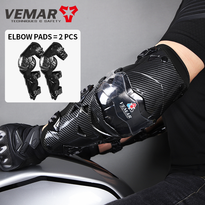 Motorcycle Gear Women - VEMAR E-18H Motocross Elleboogbeschermers Motorrijuitrusting voor