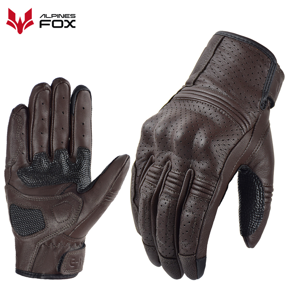 Retro Motorfiets Lederen Hands - Motorcycle Gear Fox recensie en prijs