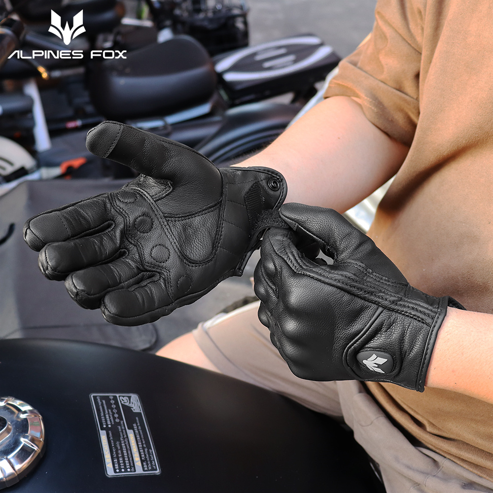 Retro Motorfiets Lederen Hands - Motorcycle Gear Fox recensie en prijs