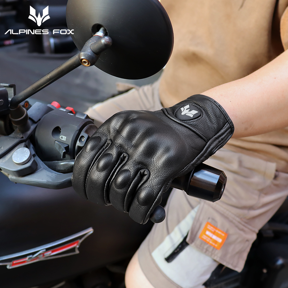 Retro Motorfiets Lederen Hands - Motorcycle Gear Fox recensie en prijs