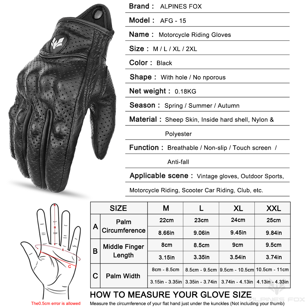 Retro Motorfiets Lederen Hands - Motorcycle Gear Fox recensie en prijs