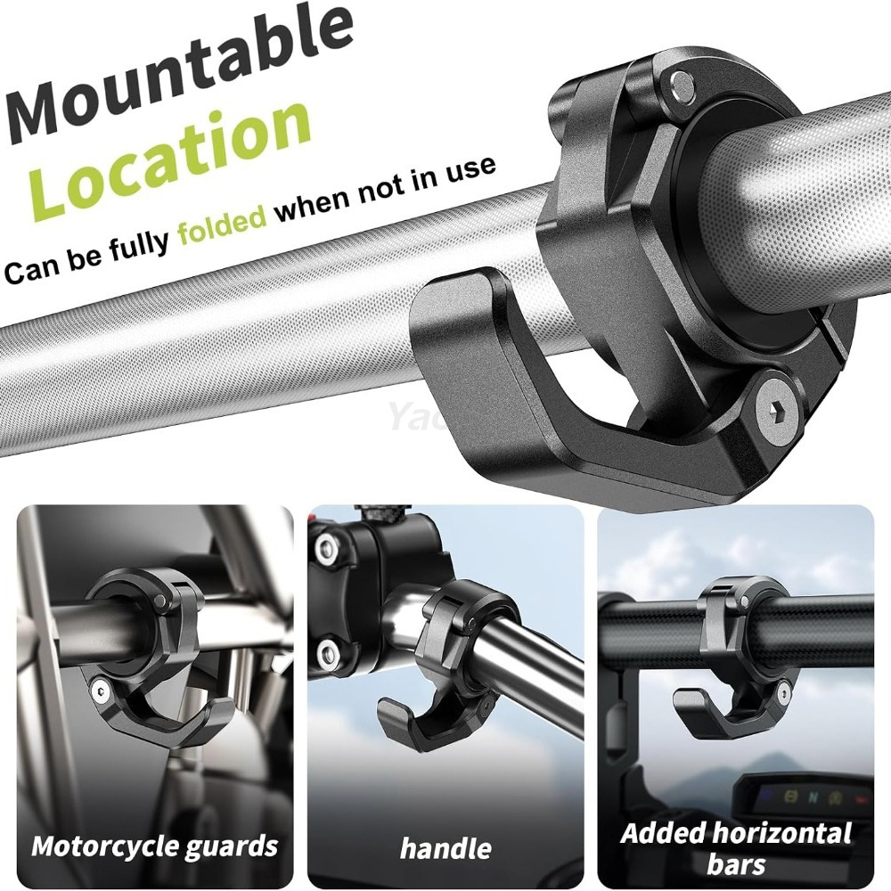 Aluminium motorfietshelmhaak,  - Motorcycle Gear Wall Mount recensie en prijs