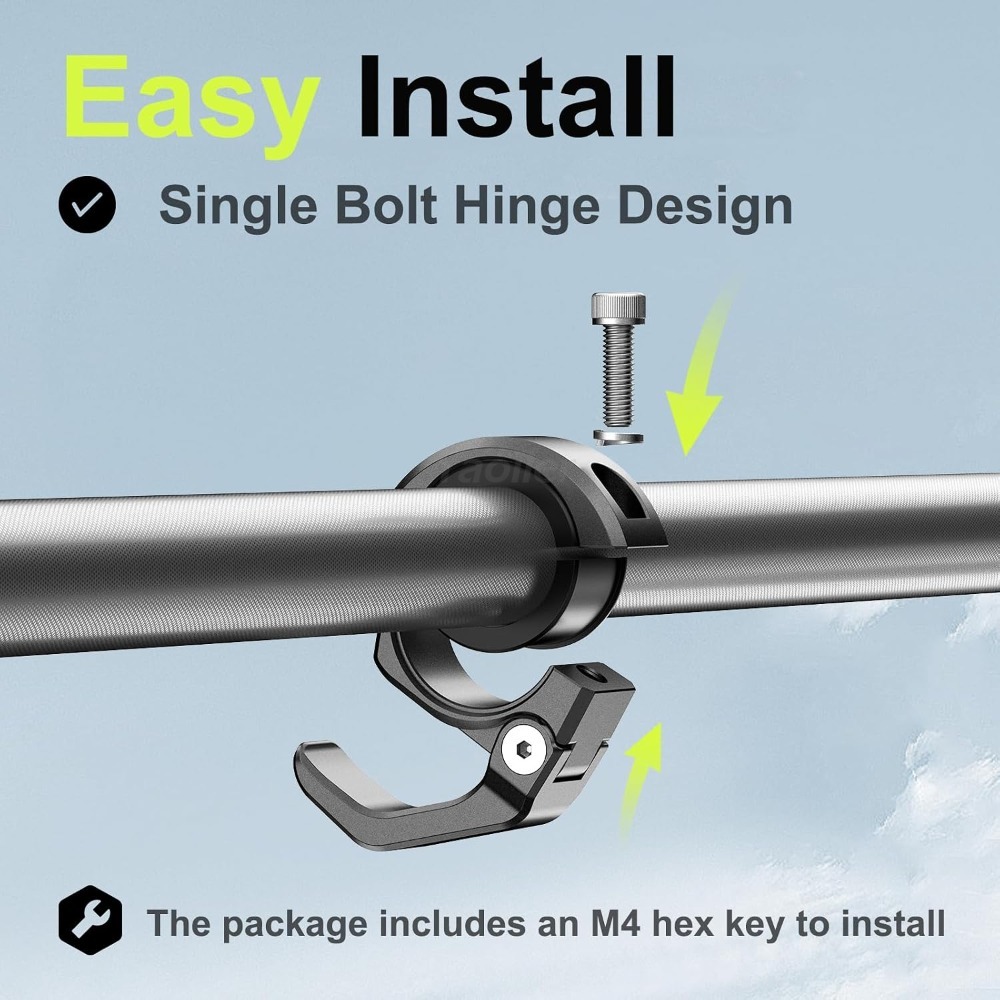 Aluminium motorfietshelmhaak,  - Motorcycle Gear Wall Mount recensie en prijs