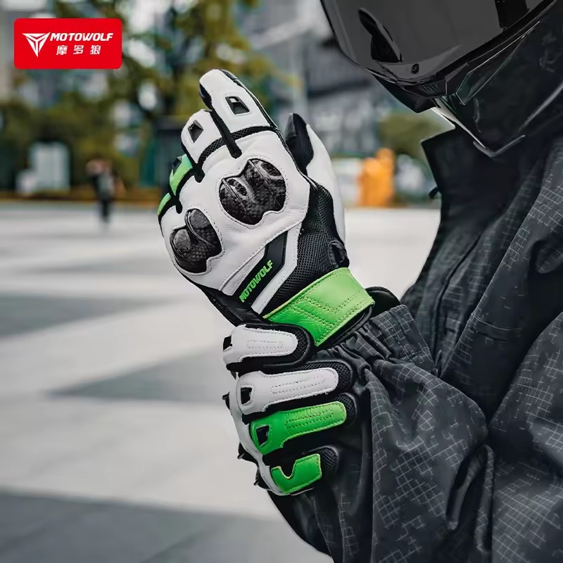 Motorhandschoenen Zwart Racing - Motorcycle Gear Clearance recensie en prijs