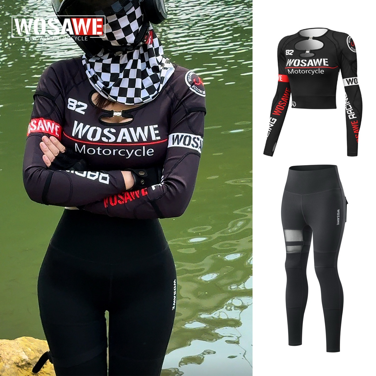 WOSAWE Zomer Dames Slanke Moto - Motorcycle Gear Jacket And Pants recensie en prijs