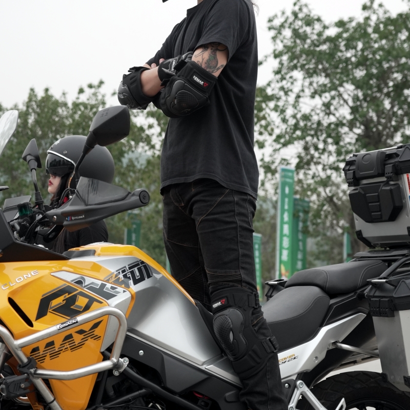 4-delige motorfiets knie- en e - Motorcycle Gear Women recensie en prijs