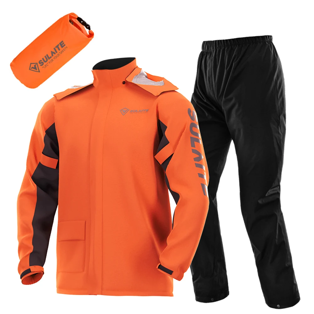 Motorfiets regenkleding set, l - Motorcycle Gear Jacket And Pants recensie en prijs