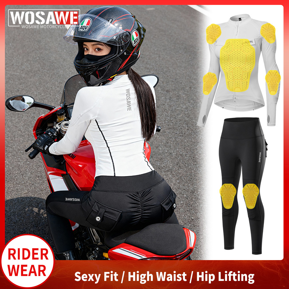 WOSAWE Dames motorjas en broek - Motorcycle Gear Jacket And Pants recensie en prijs