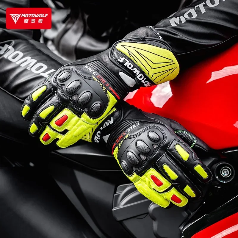 Echt lederen motorhandschoenen - Motorcycle Gear Clearance recensie en prijs