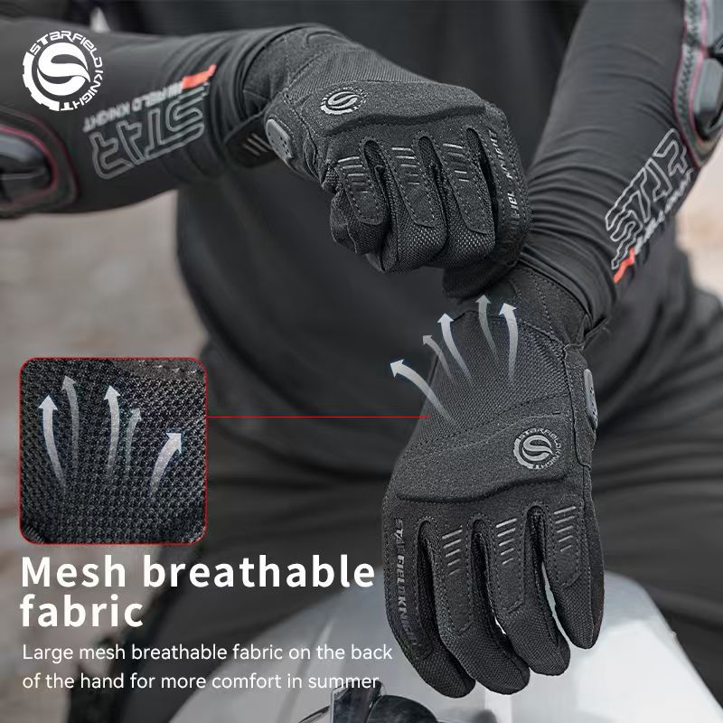 SFK motorhandschoenen met voll - Motorcycle Gear Clearance recensie en prijs